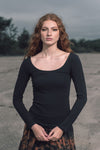 Meadow scoop neck top