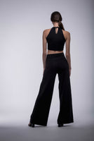 Claire minimalist halter cropped top