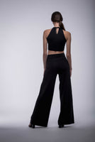 Katia palazzo style trouser in bamboo and organic cotton spandex jersey