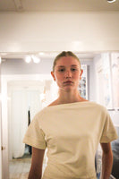 Era boat neck dropped shoulder top