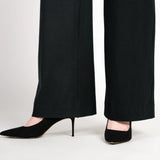 Carla Shaw heavy jersey black  trouser pants with pockets