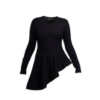 The Audra asymmetrical peplum top