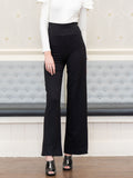 Gilda stretch tuxedo trouser with satin trim
