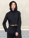 Glamjams cotton fleece lounge suit set