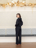 Glamjams cotton fleece lounge suit set