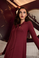 Danelle A-line long sleeve dress