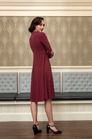 Danelle A-line long sleeve dress