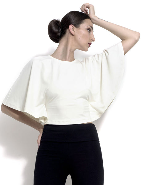 Nadine Capelette bamboo jersey crop top