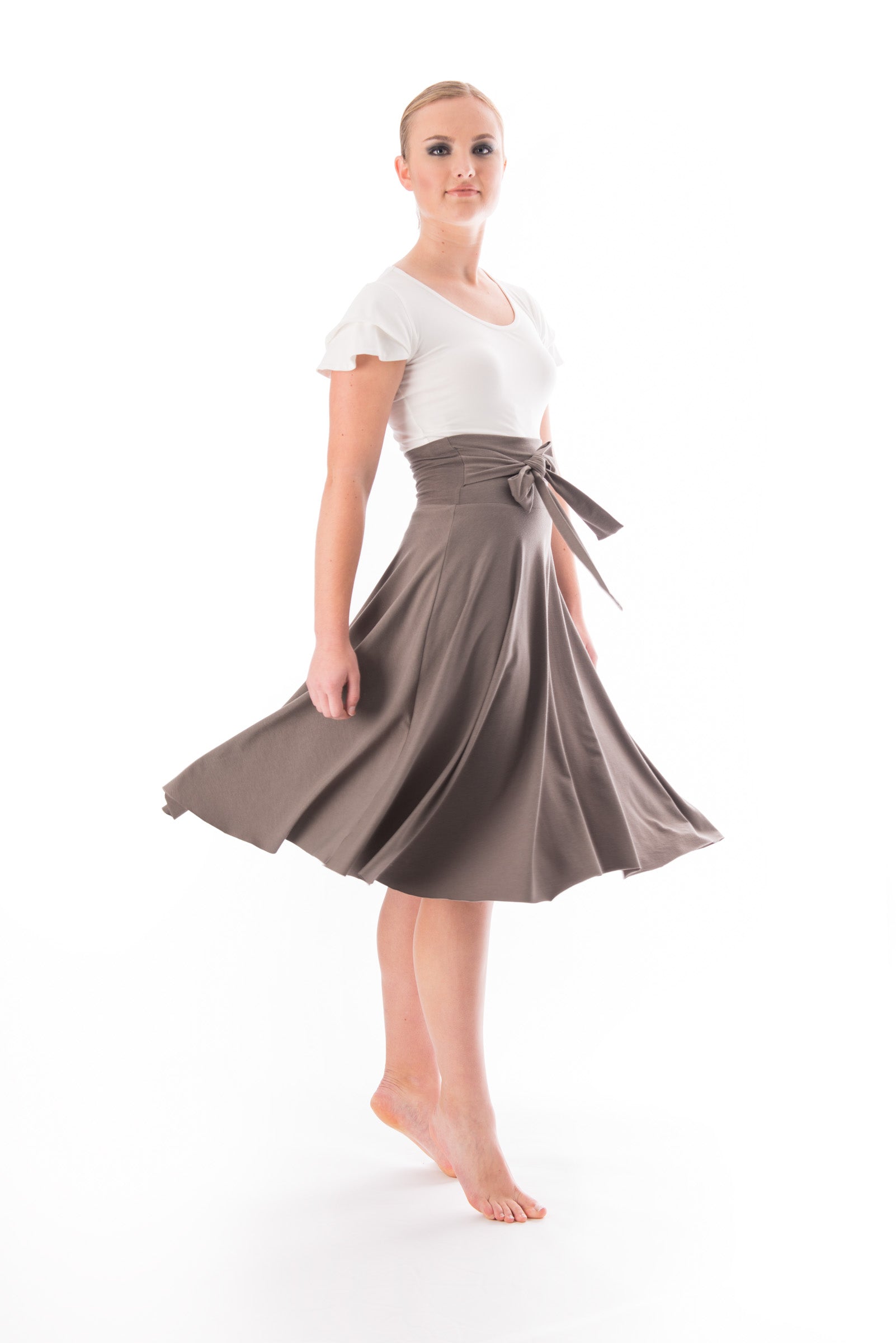 スカート ANDREADAMO SS23 MIDI SKIRT (ADPS23SK10947473_0473) Andreädamo Andreādamo Low Waist Midi Skirt | ModeSens