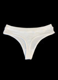 Thong underwear in bamboo and organic cotton