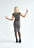 The Jennifer - the capped sleeve T-shirt pencil dress