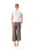 The Sally crew neck tunic tank in bamboo jersey